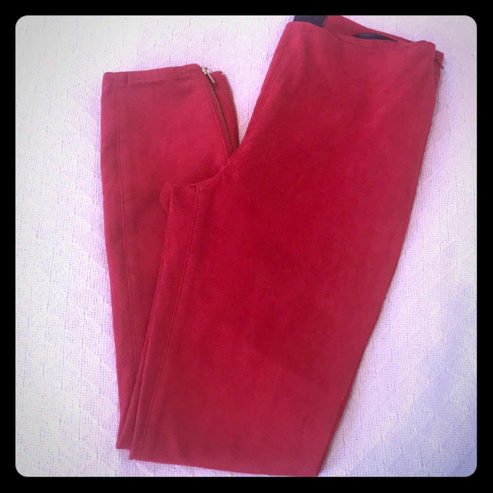 Juicy Couture Faux Suede legging. S 29 NWOT